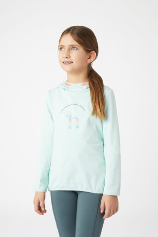 Horze Chloe Kids Functional Hoodie With Logo Print