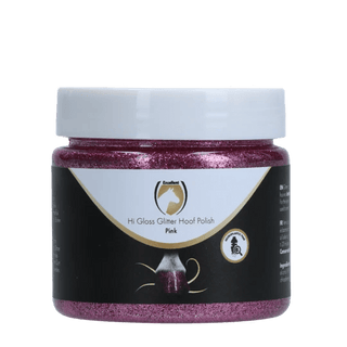 Hi Gloss Glitter Hoof Polish - Pink