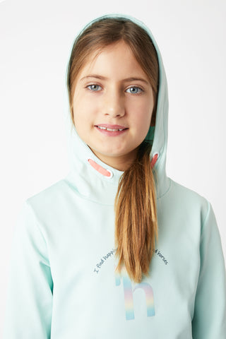 Horze Chloe Kids Functional Hoodie With Logo Print