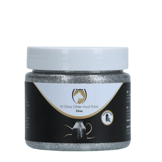 Hi Gloss Glitter Hoof Polish - Silver