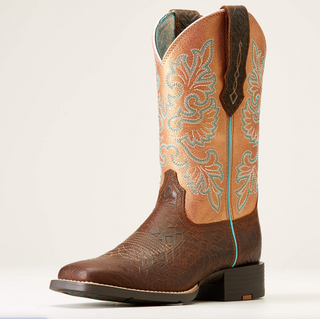 Round Up Wide Square Toe StretchFit Western Boot - ARIAT